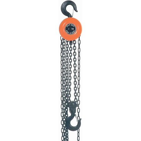 Global Industrial Manual Chain Hoist 20 Foot Lift 6,000 Pound Cap. 241644